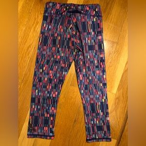 Girl’s size 3T multicolored Adidas leggings/athletic pants
